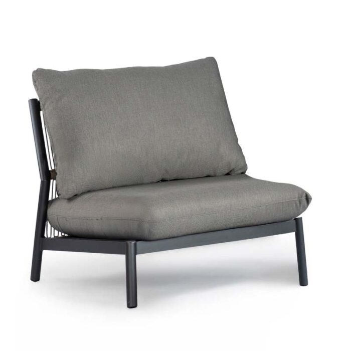 Tierra outdoor Monti tussenstuk charcoal – grijs;zwart