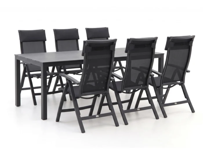 Bellagio tuinmeubelen Lugo/Menzano 220cm dining tuinset 7-delig