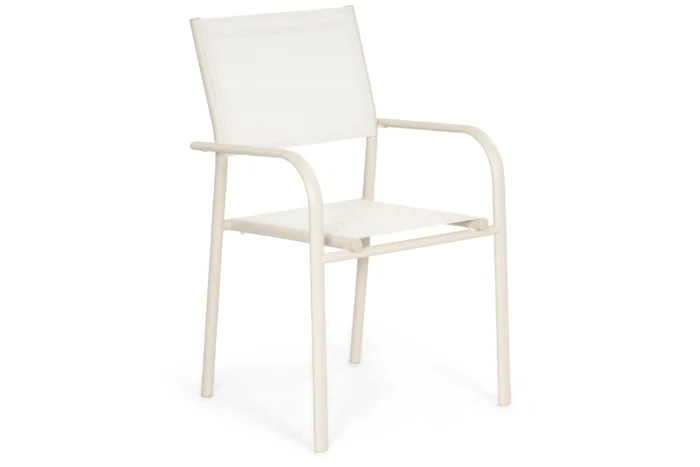 Presto Brentino dining tuinstoel stapelbaar - Zand/Beige