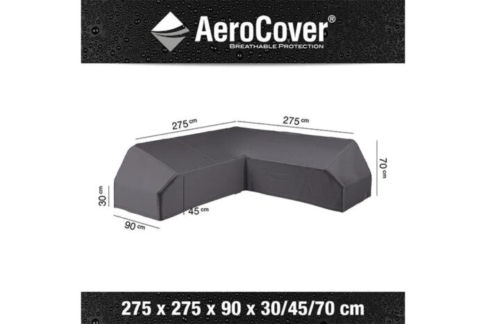 Platinum AeroCover | Loungesethoes 275 x 275 x 90 x 30-45-70(h) | L-Platform