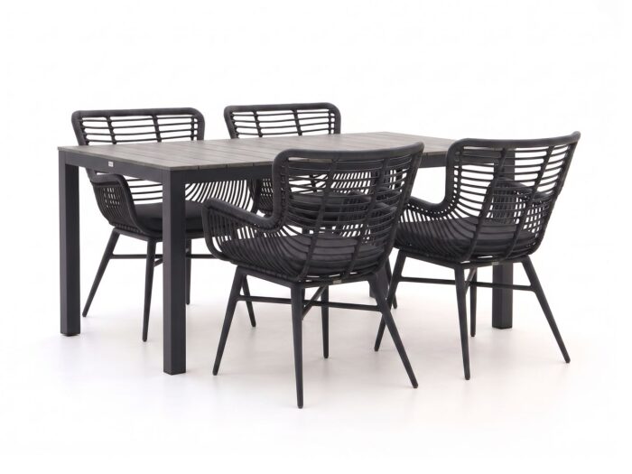 Intenso Furniture Intenso Asti/Fidenza 160cm dining tuinset 5-delig Laagste prijsgarantie!