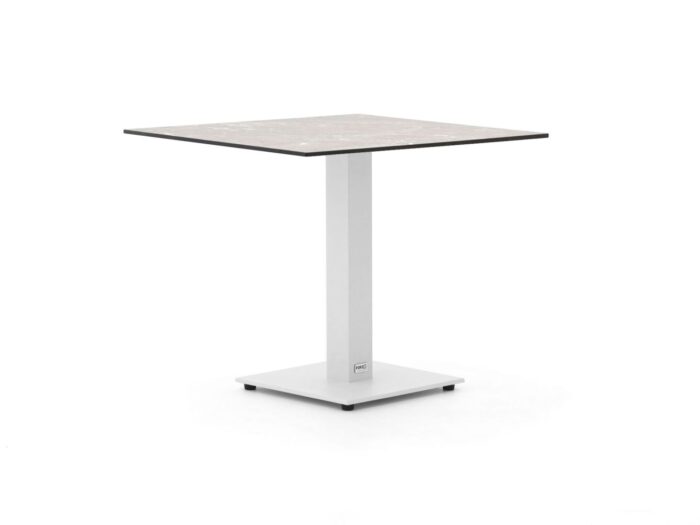 Forza Furniture Forza Orta tuintafel 80x80x73cm Laagste prijsgarantie! – Wit