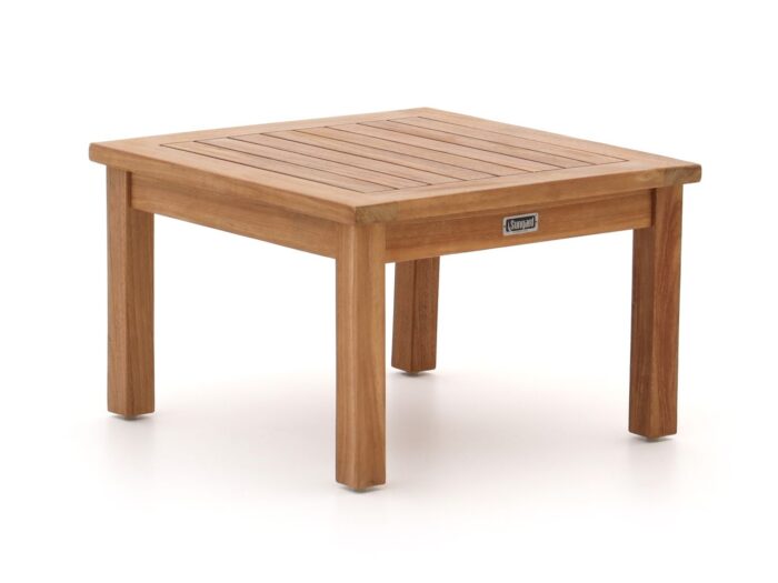 Bellagio tuinmeubelen + 10% kassakorting | Sunyard Wales bijzet tuintafel 60x60x38cm – Bruin