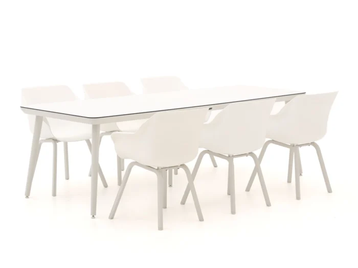 Hartman tuinmeubelen Sophie Element/Studio 240cm dining tuinset 7-delig - Wit