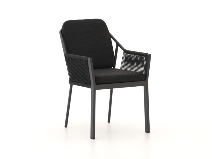 Tierra Outdoor Liv dining tuinstoel stapelbaar Laagste prijsgarantie! – Zwart