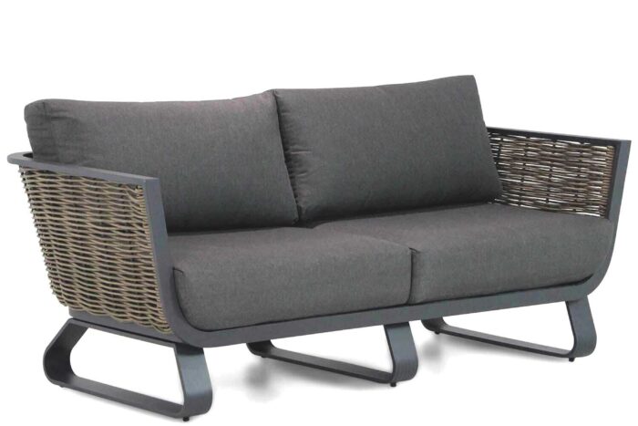 Santika Furniture Tika lounge tuinbank Quick Dry Foam – Grijs-antraciet