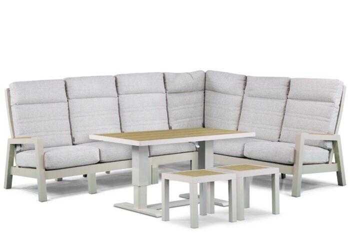Lifestyle Garden Furniture Evora hoek loungeset 7-delig – Taupe-naturel-bruin