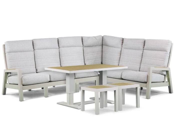 Lifestyle Garden Furniture Evora hoek loungeset 7-delig - Taupe-naturel-bruin