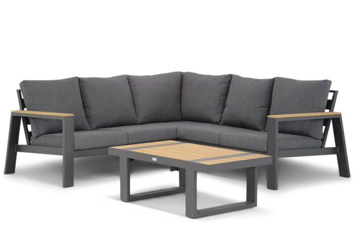 Lifestyle Garden Furniture Marietta hoek loungeset 4-delig – Grijs-antraciet