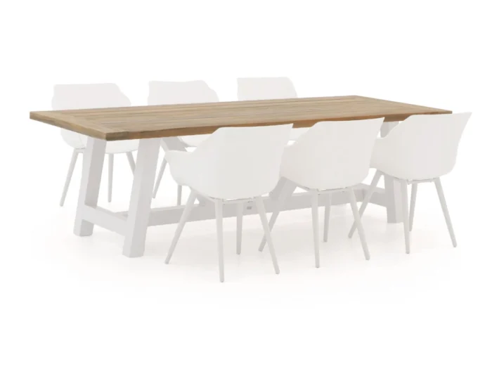 Hartman tuinmeubelen Sophie Studio/Bresimo 260cm dining tuinset 7-delig - Bruin