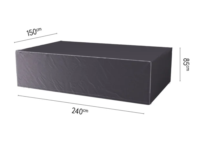 Aerocover Tuinsethoes 240x150xH85 cm - zwart