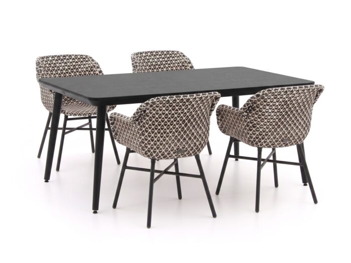 Hartman tuinmeubelen Hartman Delphine/Sophie Studio 170cm dining tuinset 5-delig Laagste prijsgarantie!