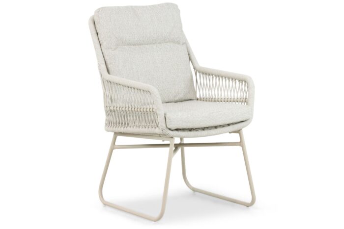 Lifestyle Garden Furniture Vicente dining tuinstoel – Taupe-naturel-bruin