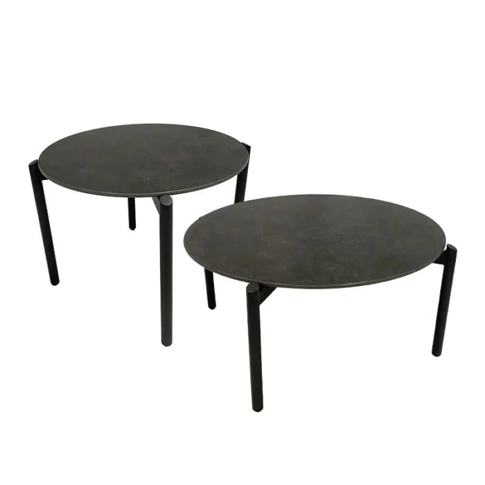 Buitengewoon de boet Trivento Salontafel Set - grijs