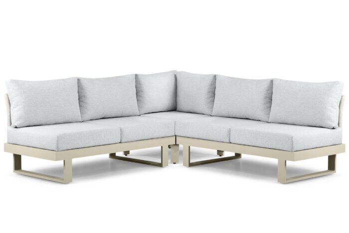 Lifestyle Garden Furniture Lorenzo hoek loungeset 3-delig – Taupe-naturel-bruin