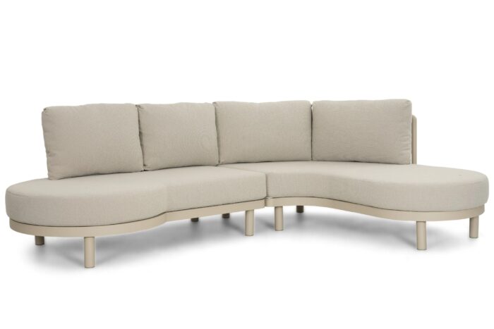 Santika Furniture Nanda organisch loungeset 2-delig – Zand/Beige