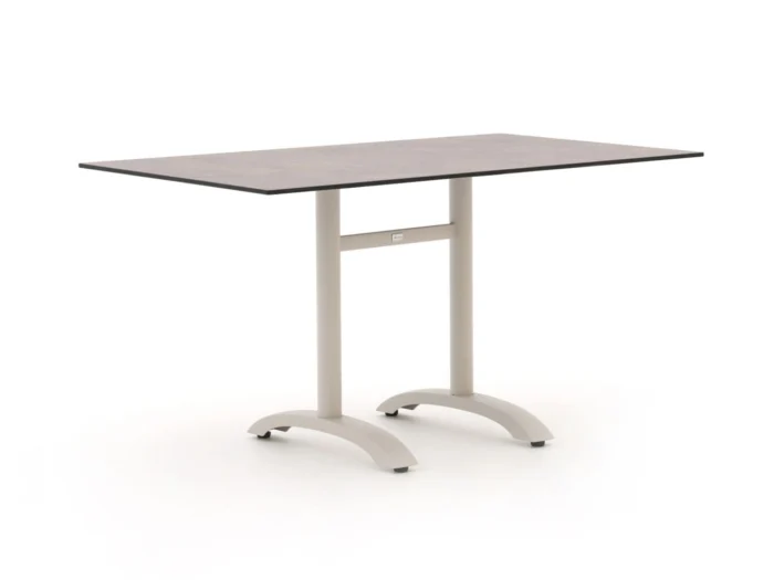 Bellagio tuinmeubelen Lisio tuintafel 140x80x73cm - Taupe