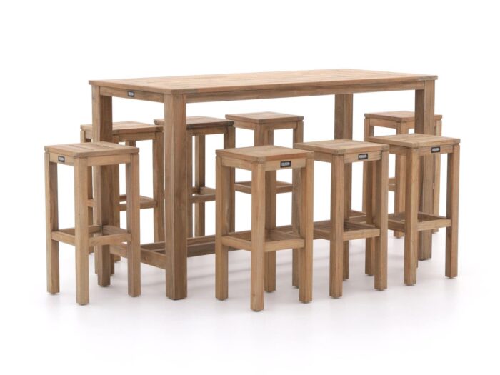ROUGH Furniture ROUGH-X 180cm barset 9-delig Laagste prijsgarantie! – Bruin
