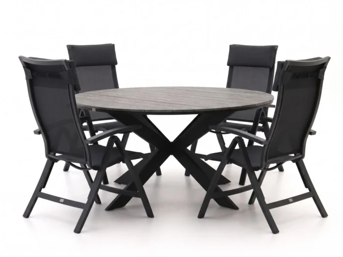 Bellagio tuinmeubelen Lugo/Fidenza ø149cm dining tuinset 6-delig