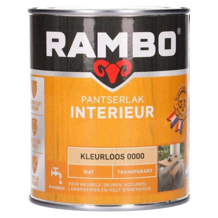 Rambo Pantserlak interieur mat 000 0,75l