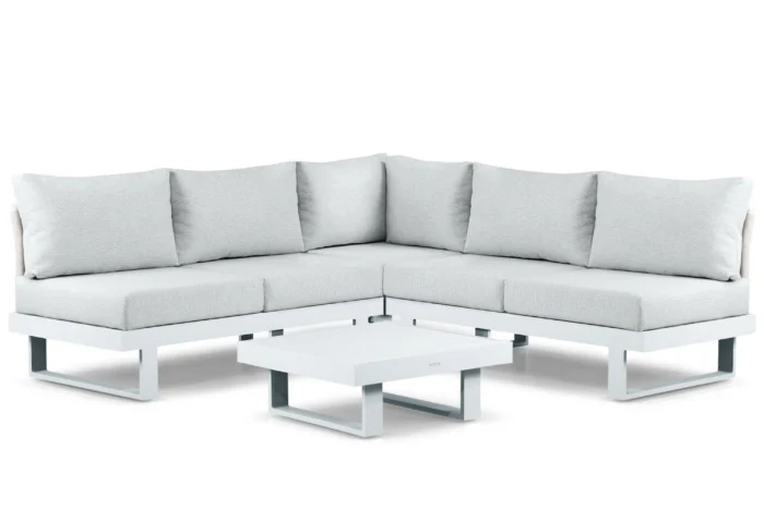 Lifestyle Garden Furniture Lorenzo hoek loungeset 4-delig - Wit