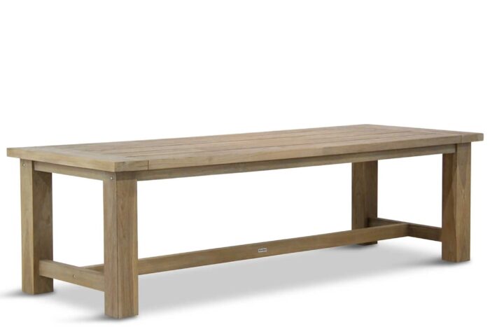 Garden Collections Fourmile dining tuintafel 260 x 100 cm – Old teak greywash