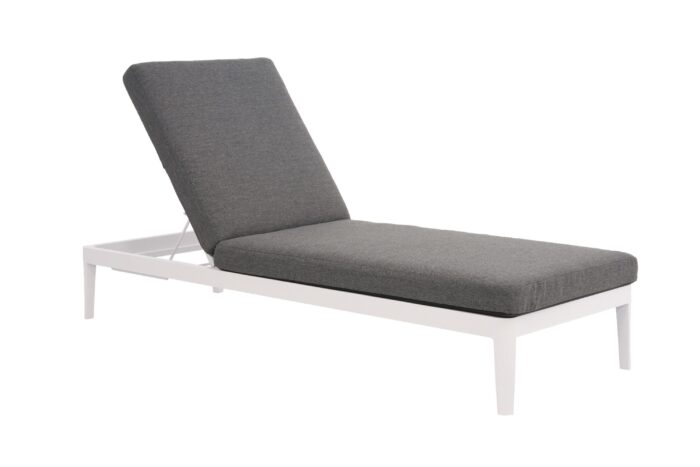 Lifestyle Garden Furniture Mateo ligbed met kussen wit/carbon