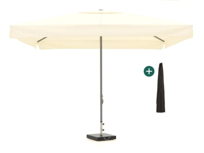 Shadowline Bonaire parasol 350x350cm - Wit
