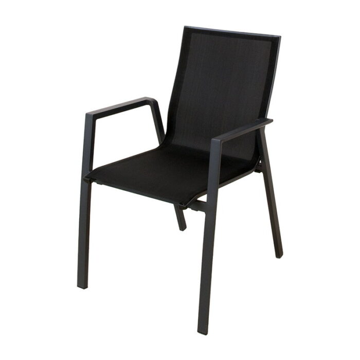 Oosterik home La Salle dining stoel midnight grey – grijs