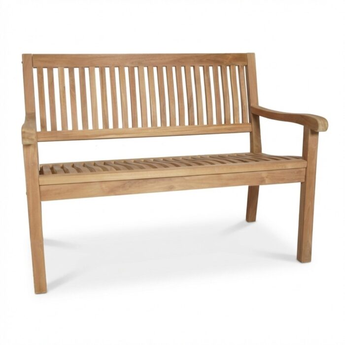 BUITEN living Malmo 2-zits tuinbank | teakhout | Natural Teak | 120cm