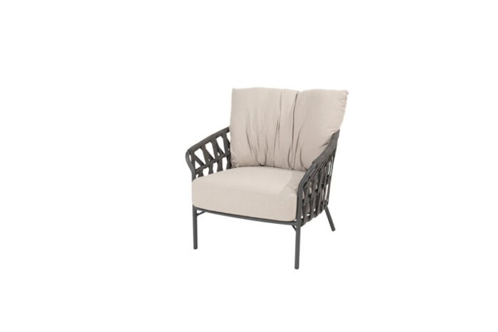 4so Taste Albareto lounge stoel antraciet – grijs