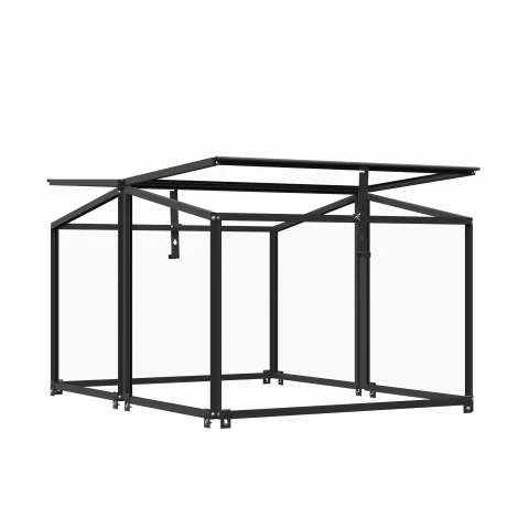 Royal well Broeikas Parsley Planter small groengrijs 4 mm veiligheidsglas - grijs;groen;wit