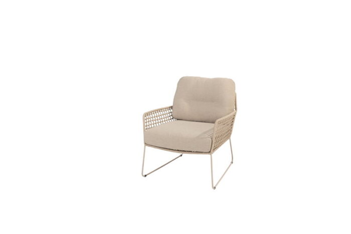 Taste Albano lounge stoel incl. 2 kussens 73x89x82,5 cm – bruin