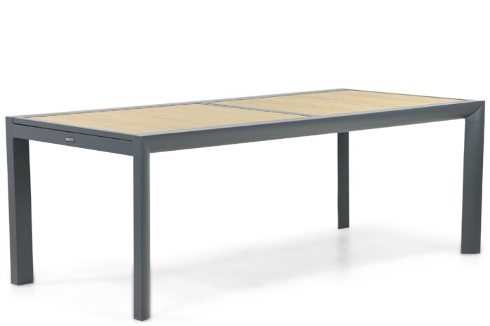 Lifestyle Garden Furniture Rosarno dining tuintafel uitschuifbaar 214/273 x 100 cm – Grijs-antraciet
