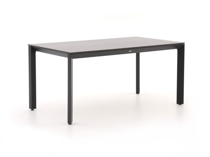 Bellagio tuinmeubelen Sestino dining tuintafel 160x90cm – Zwart