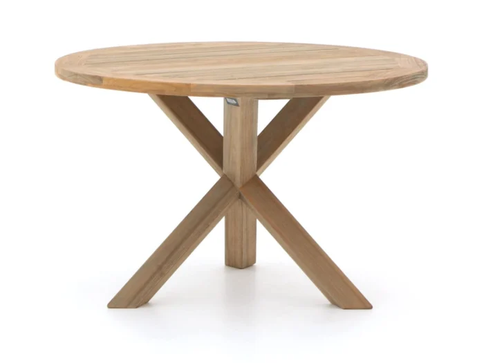 ROUGH Furniture ROUGH-Y dining tuintafel ø 120cm (h:75cm) - Bruin