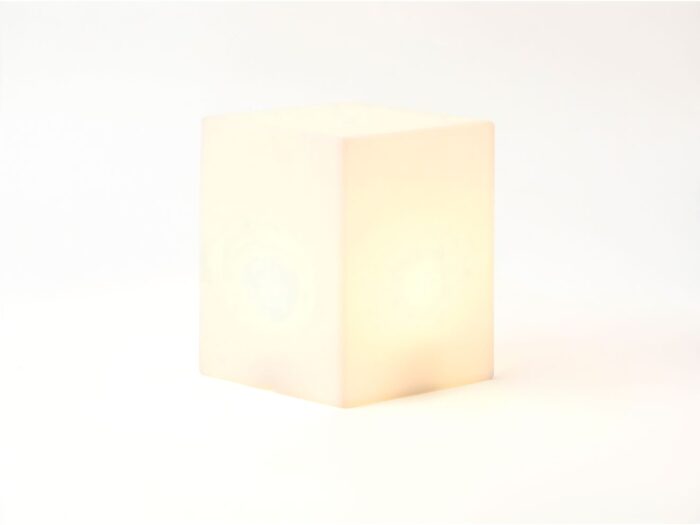 New Garden Cuby buitenlamp led solar oplaadbaar dimbaar 43x43cm Laagste prijsgarantie! – Wit