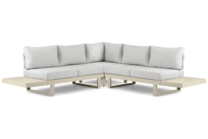 Lifestyle Garden Furniture Lorenzo hoek loungeset 5-delig – Taupe-naturel-bruin