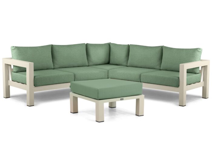 Lifestyle Garden Furniture Luca hoek loungeset 4-delig – Taupe-naturel-bruin