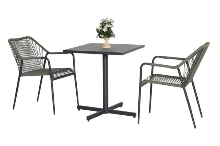 Oosterik home Bistroset Savona Verzi Grey – grijs