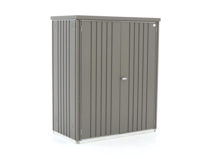 Biohort Tuinkast 155x83x182,5cm (Incl. bodemplaat en frame) Laagste prijsgarantie! – Grijs