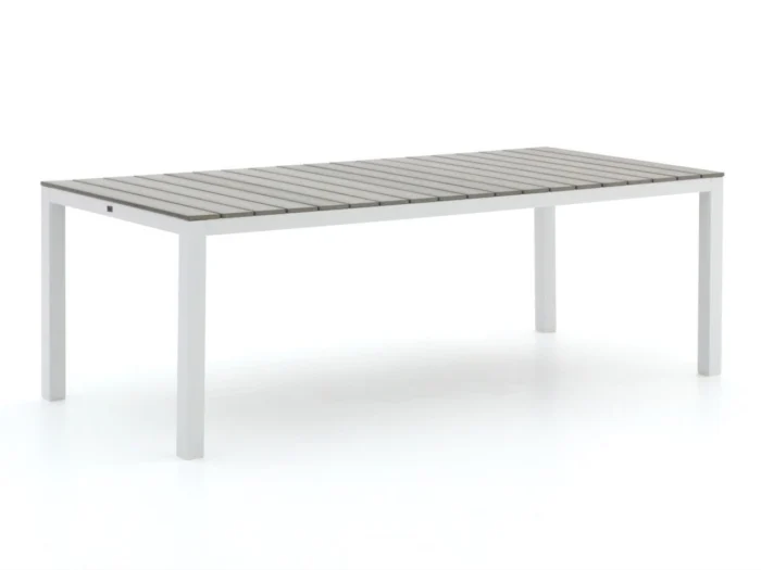 Bellagio tuinmeubelen Fidenza dining tuintafel 220x100x75cm - Wit