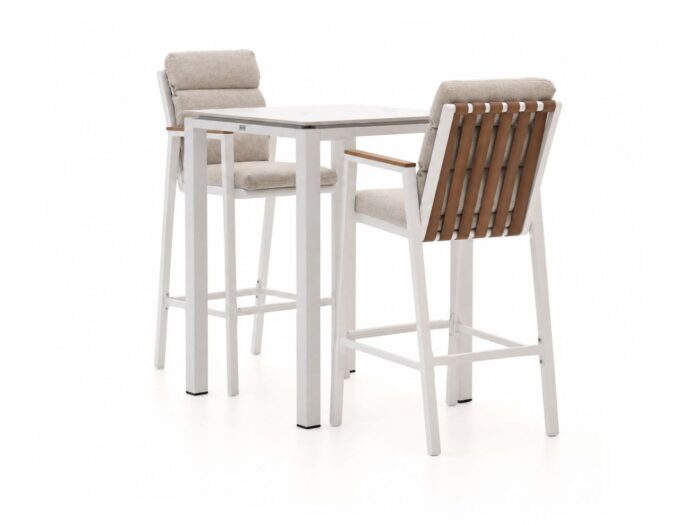 Bellagio tuinmeubelen Bertinoro/Trecenta 75cm barset 3-delig stapelbaar