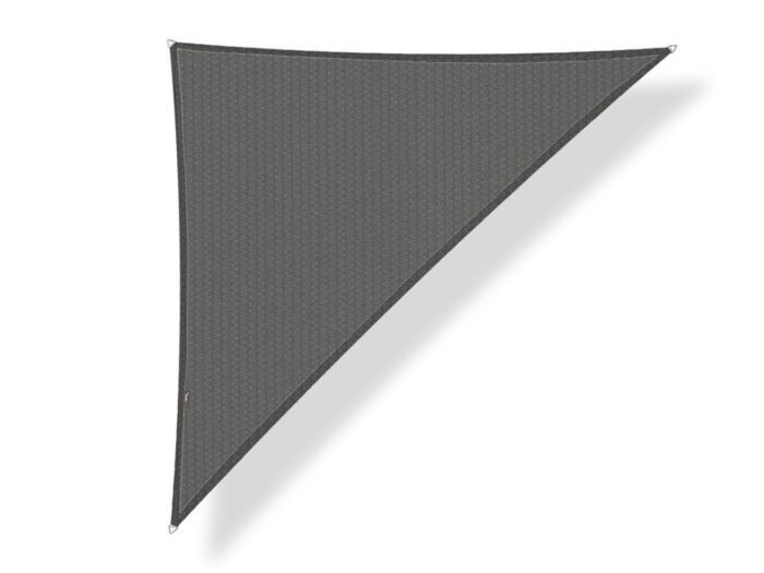 Shadow Comfort schaduwdoek driehoek 90° 500x500x710cm Laagste prijsgarantie! – Grijs