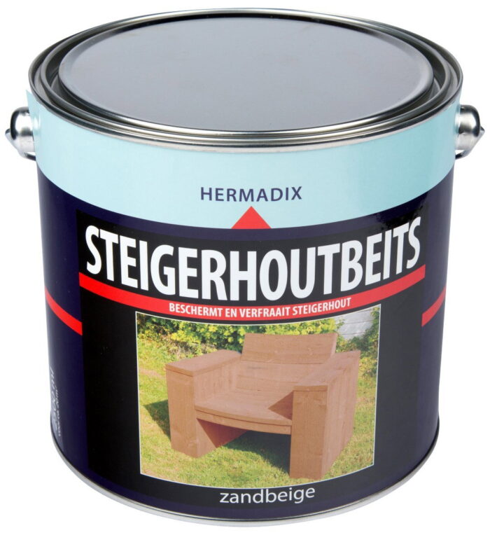 Hermadix Steigerhoutbeits zandbeige 2500 ml – beige;hout
