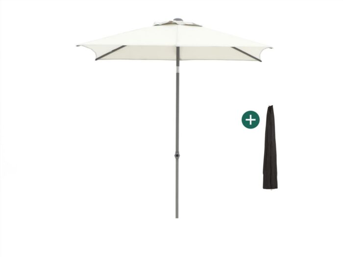Shadowline Push-up parasol 210x150cm – Grijs