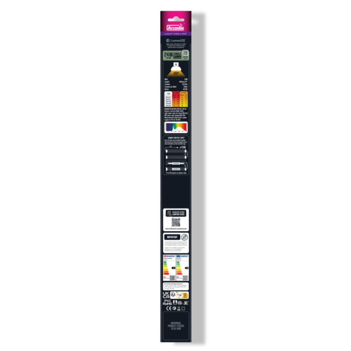 Aquadistri Lumenize jungle dawn led bar 470mm 24 watt Arcadia – zwart