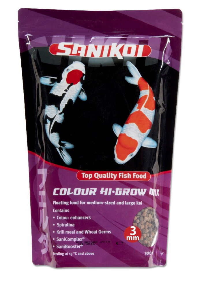 Velda Karpervoer Sanikoi Colour Hi-Grow Mix 3 mm 3 liter