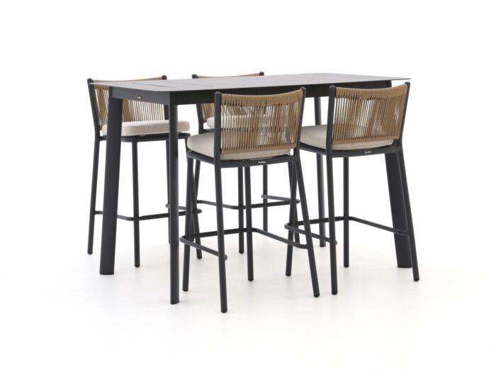 Manifesto Furniture Idro/Savio 150cm barset 5-delig – Grijs