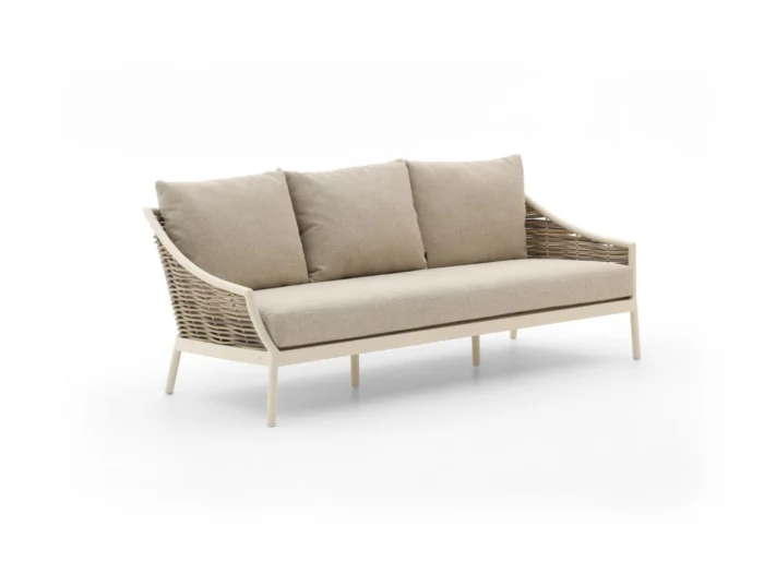 Apple Bee Milou lounge tuinbank 3-zits 203cm - Wit